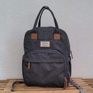 Grey Ruvalino Diaper Backpack